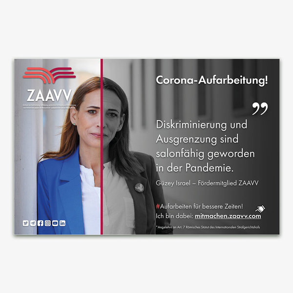 Postkarten ZAAVV - Motiv "Diskriminierung"
